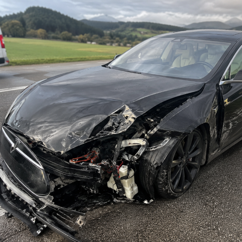 unfall tesla verkaufen